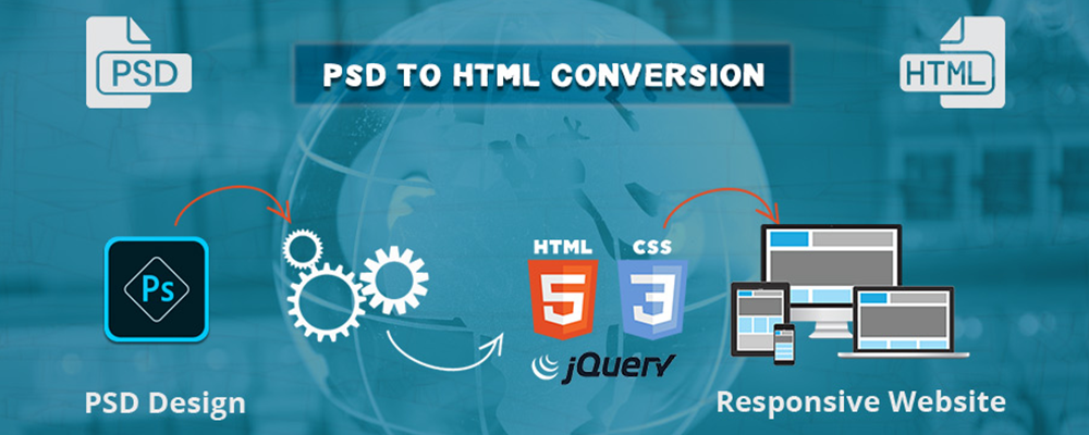 PSD To HTML Conversion In Gujarat